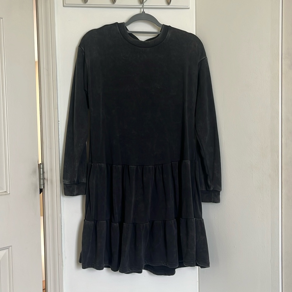Wild Fable Dark Gray Long Sleeve Dress